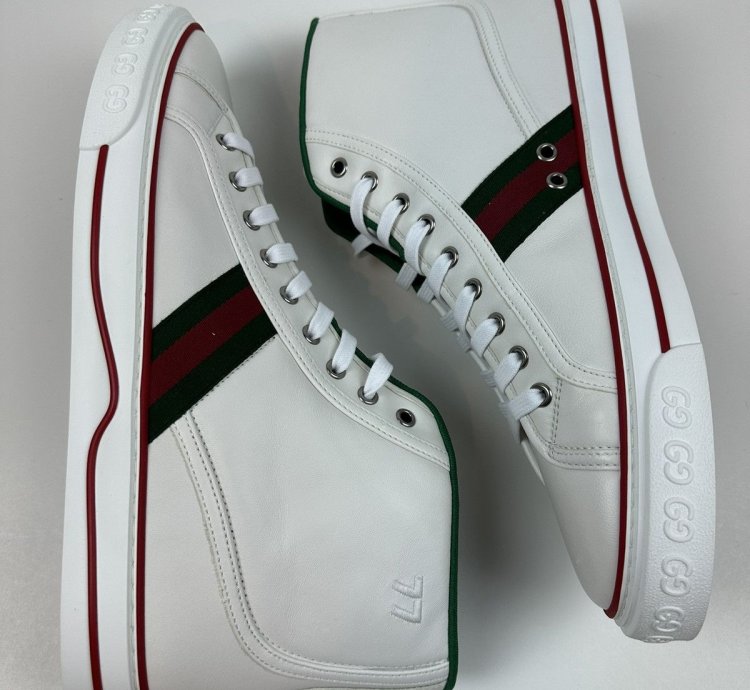 Gucci Tennis GG High Top Sneakers