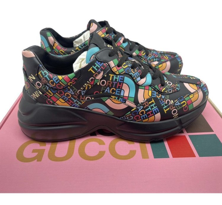 Gucci The North Face New Rython Men Logo Sneakers