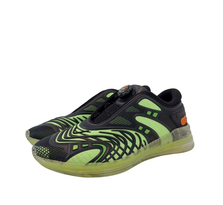 Gucci Ultrapace Black Green Sneakers