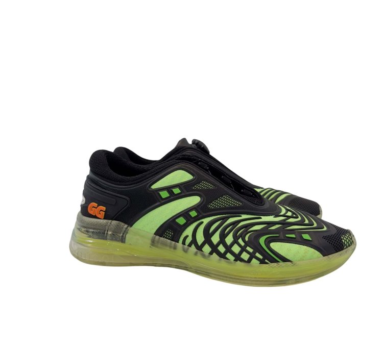 Gucci Ultrapace Black Green Sneakers