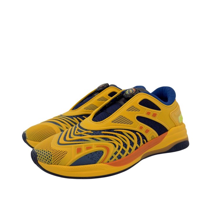 Gucci Ultrapace Yellow Blue Sneakers Shoes