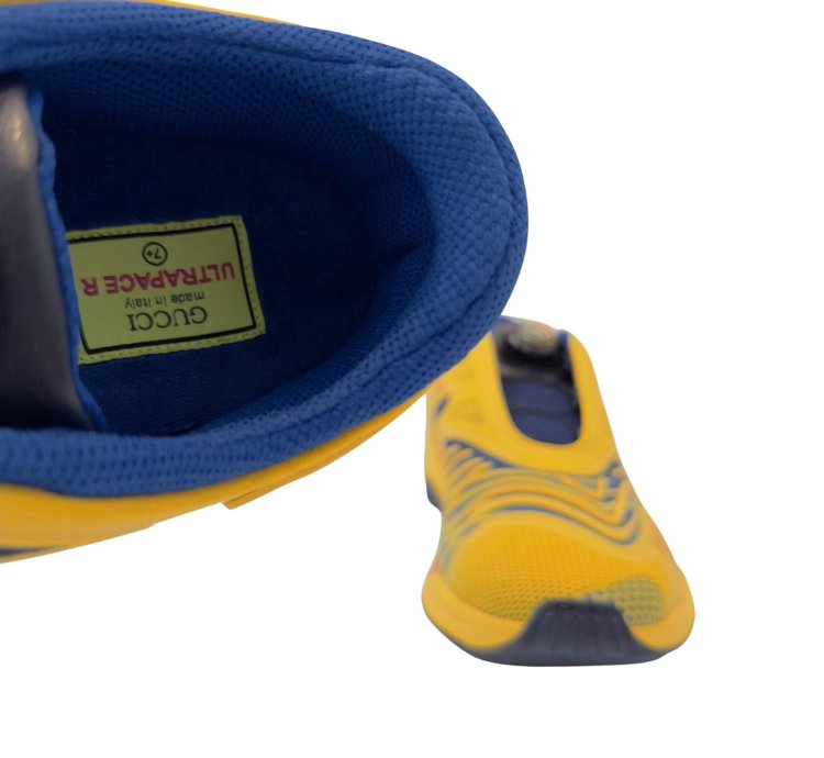 Gucci Ultrapace Yellow Blue Sneakers Shoes
