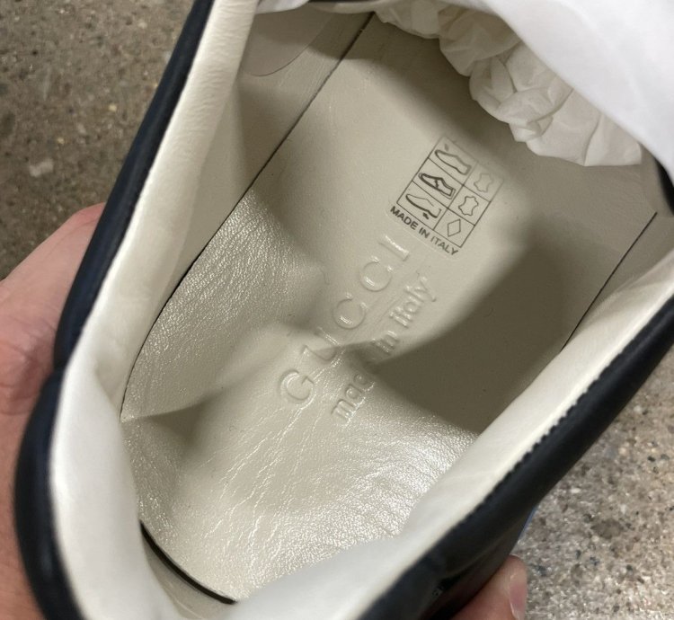 Guccy Rhyton Leather Sneaker NEW 1000