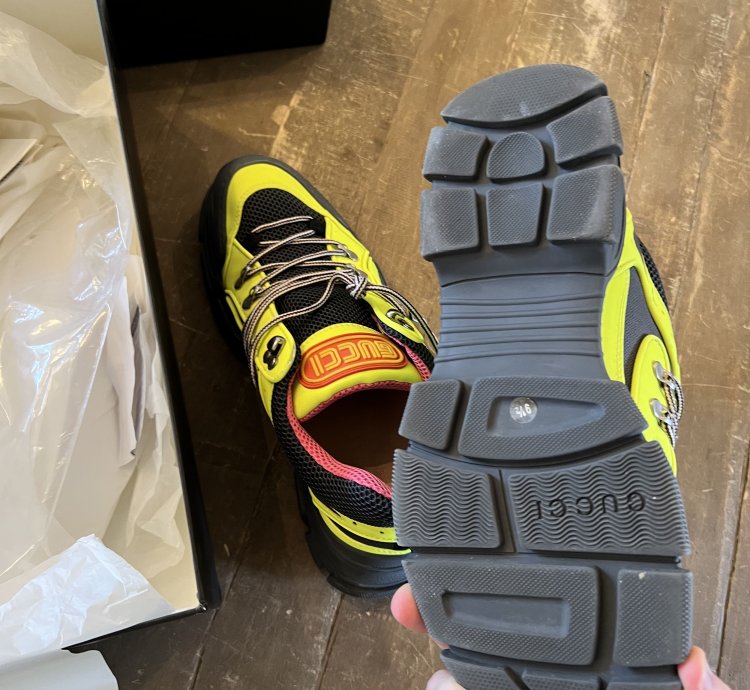 LastDrop Gucci Flashtrek SEGA Reflective Yellow