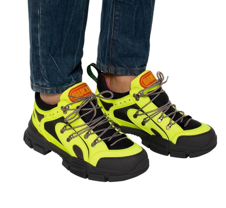 LastDrop Gucci Flashtrek SEGA Reflective Yellow
