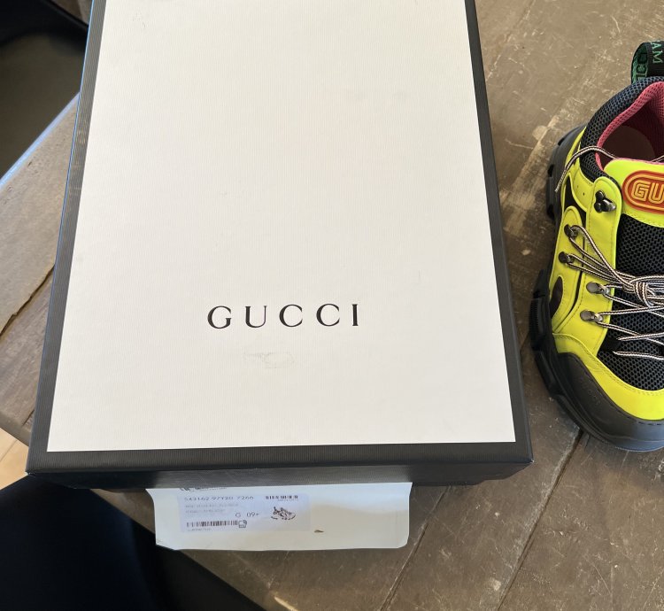 LastDrop Gucci Flashtrek SEGA Reflective Yellow