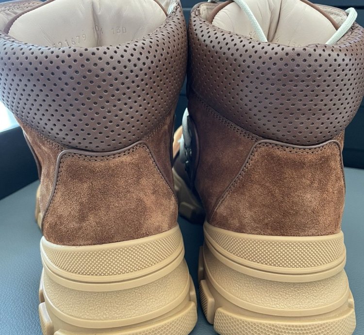 Limited Edition Rare Brand NEW Runway Track Leather Boots