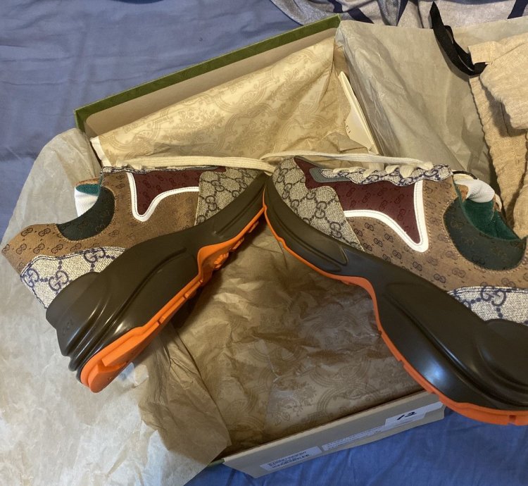 Men GG Rhyton sneaker