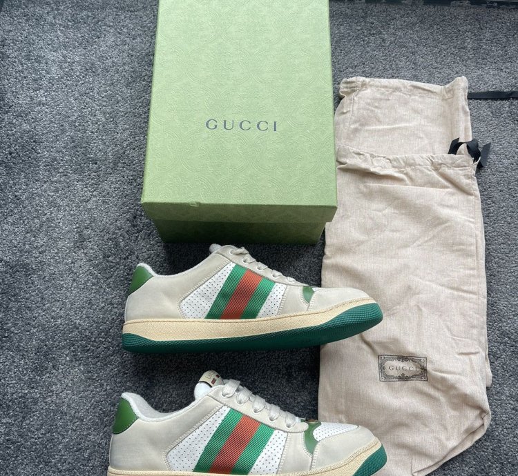 Men Screener White Leather