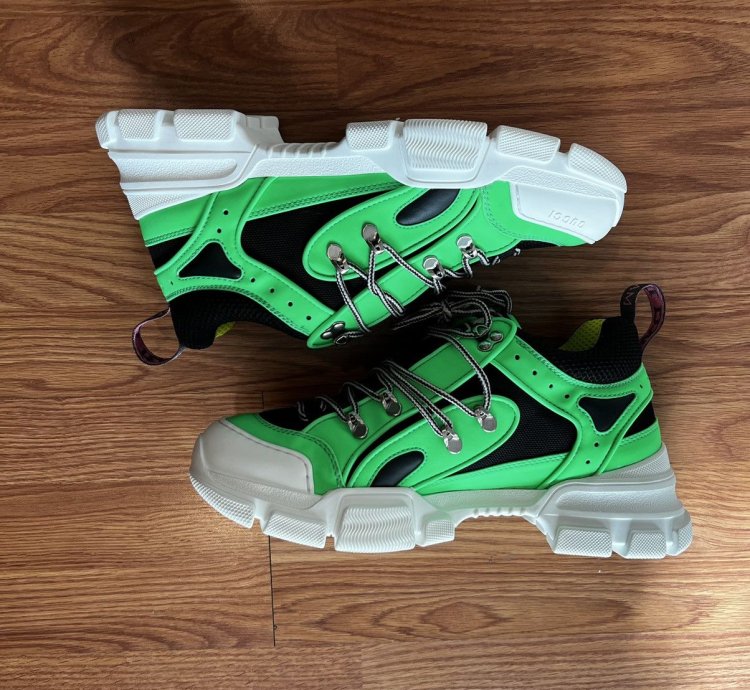 Neon Green Flashtrek Sneakers