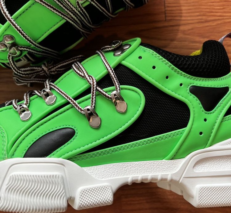 Neon Green Flashtrek Sneakers