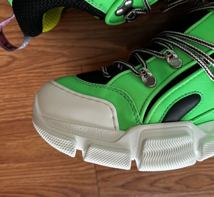 Neon Green Flashtrek Sneakers