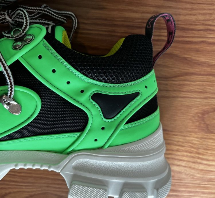 Neon Green Flashtrek Sneakers
