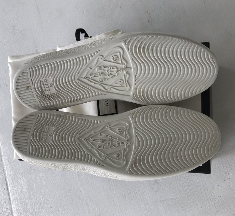 NEW Gucci 523469 Ace stripe sneaker