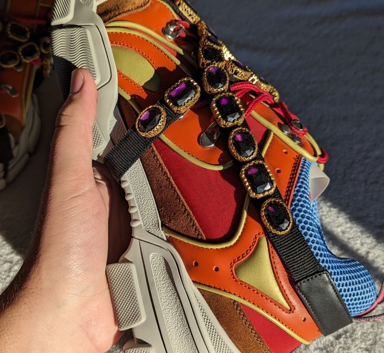 New Gucci flashtrek boots