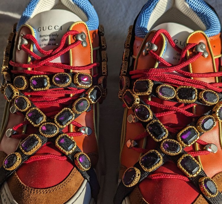 New Gucci flashtrek boots