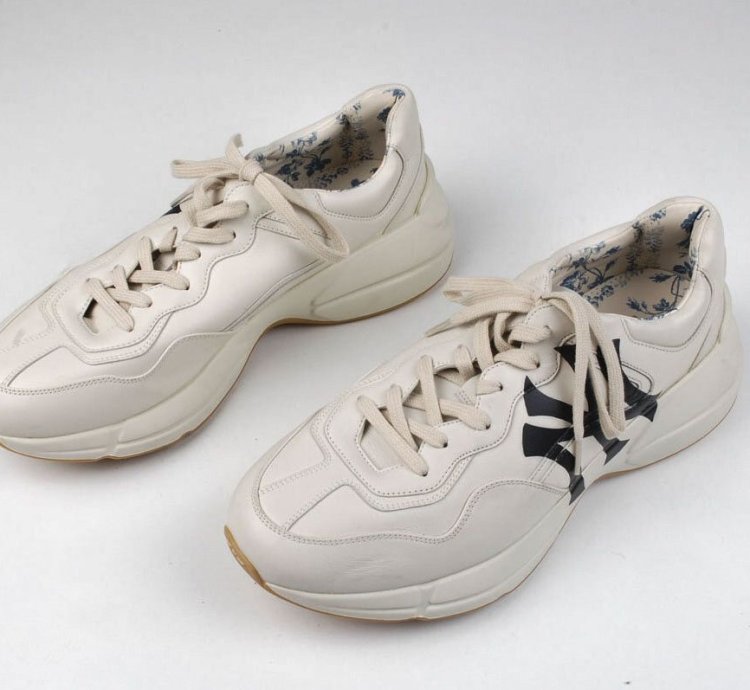 New Gucci Rhyton NY Yankees Sneakers 10 5US 9 5UK 44-45EU