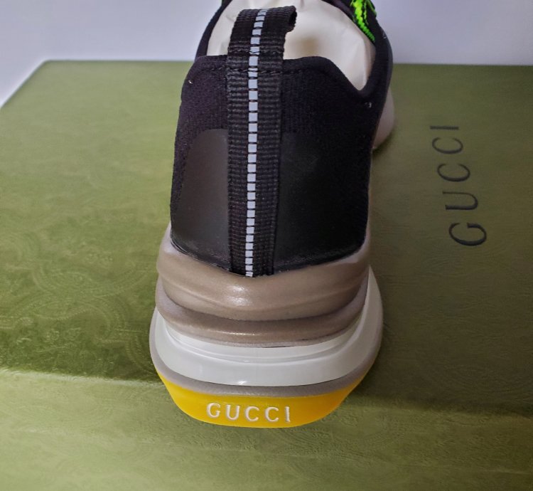 NIB Gucci Run technical knit fabric sneakers 9 US 10