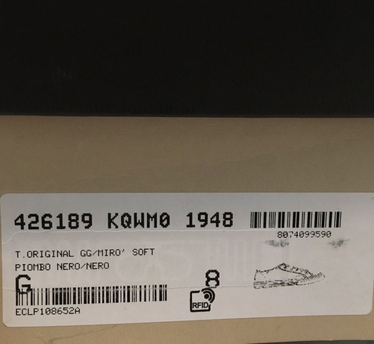 Original GG Moro Soft Piombo Nero Nero