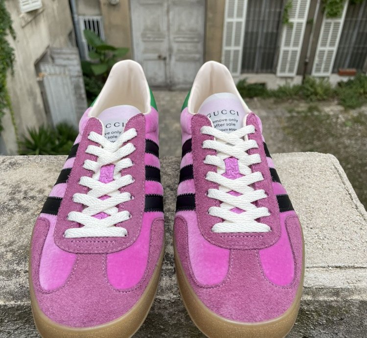 Rare adidas Gucci gazelle Pink 9us 42 2 3 brand new
