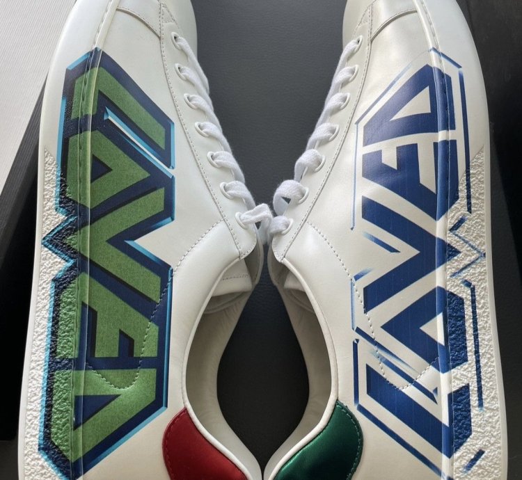 Rare Limited Edition ACE LOVED Leather Sneakers Brand New