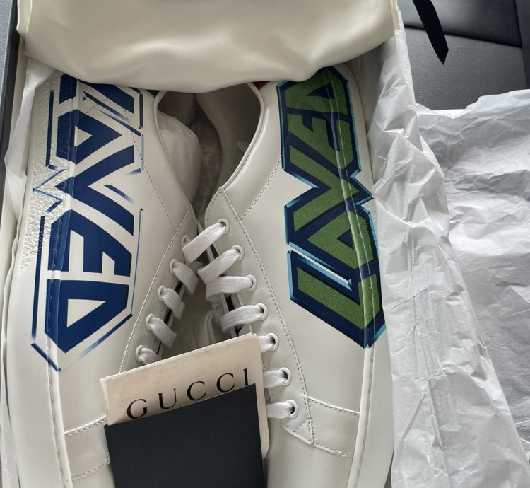 Rare Limited Edition ACE LOVED Leather Sneakers Brand New