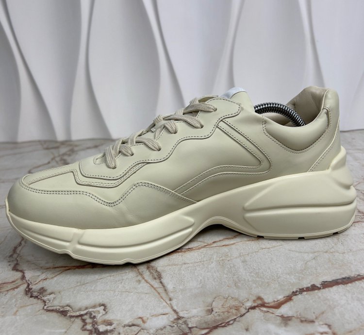 Rhyton Sneaker Printed Donald Duck Beige Leather