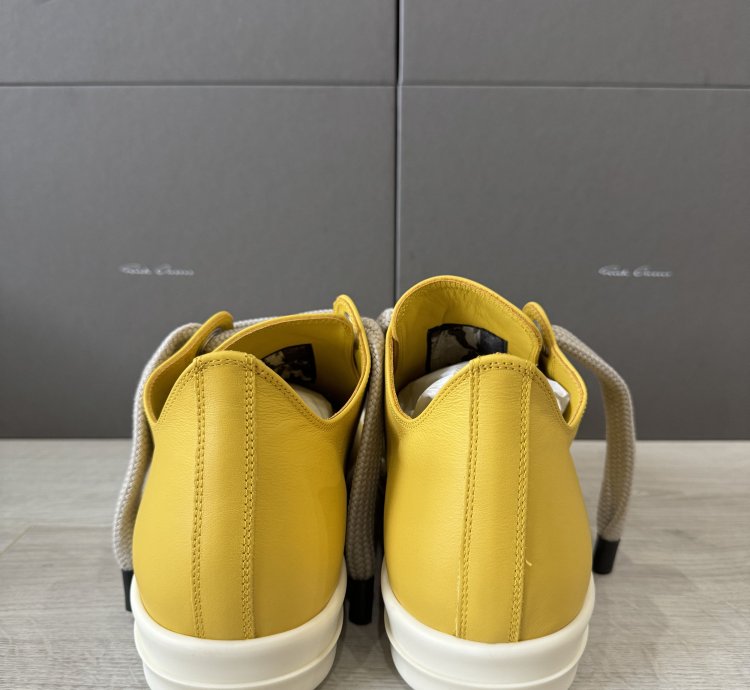 RICK OWENS RAMONE JUMBO LOW LEMON PORTERVILLE