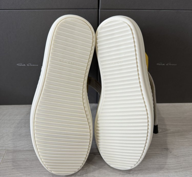 RICK OWENS RAMONE JUMBO LOW LEMON PORTERVILLE