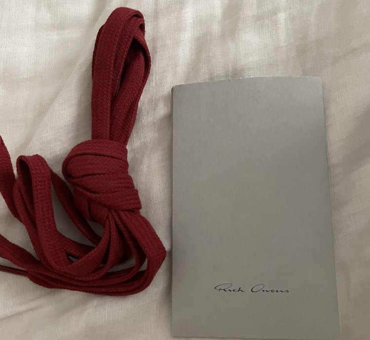 RICK OWENS RAMONE LOW CARDINAL RED