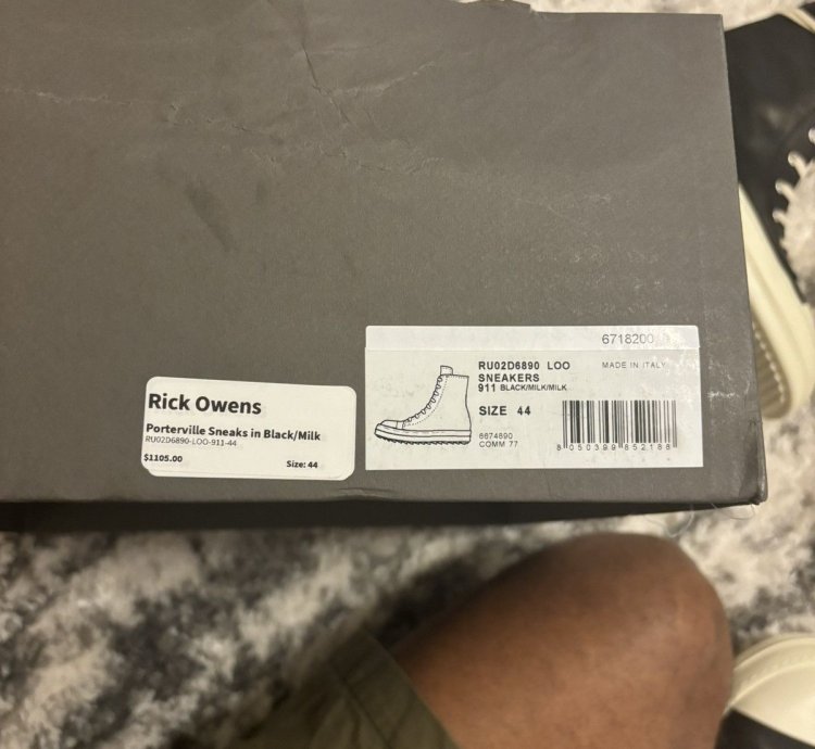 Rick Owens Ramone Porterville Sneakers