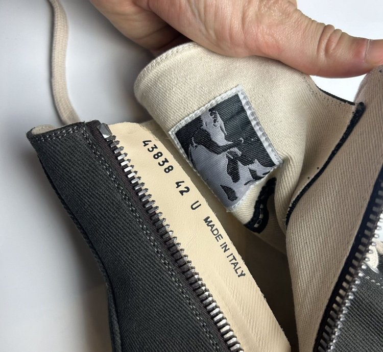 Rick Owens Ramones Cargo High Dark Dust