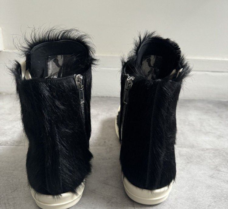 Rick Owens ramones fur
