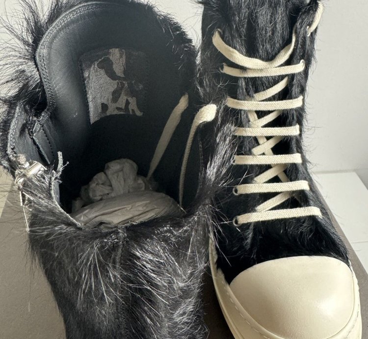 Rick Owens ramones fur