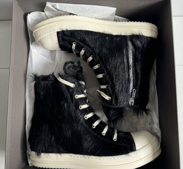 Rick Owens ramones fur