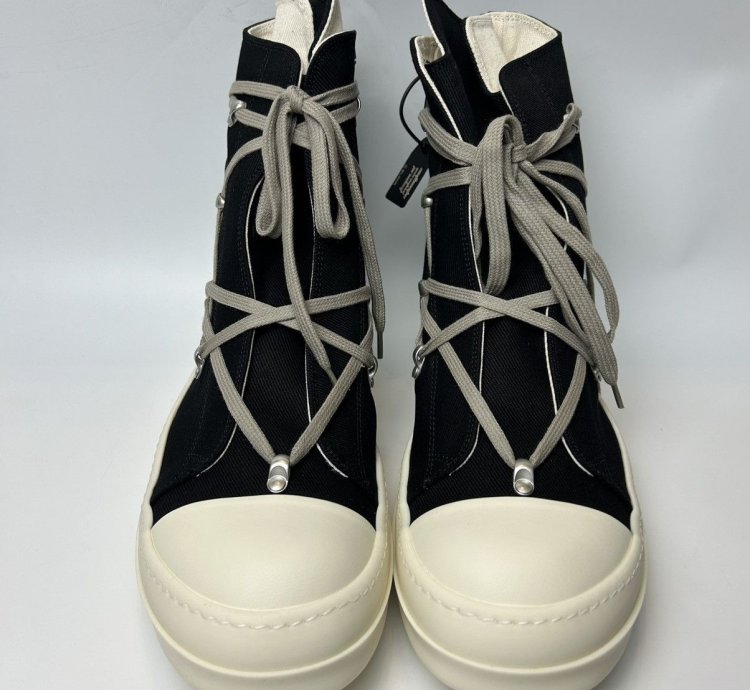 Rick Owens Ramones High Hexagram Black