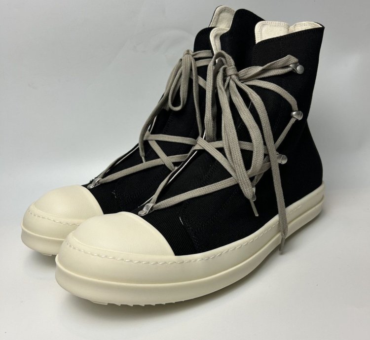 Rick Owens Ramones High Hexagram Black