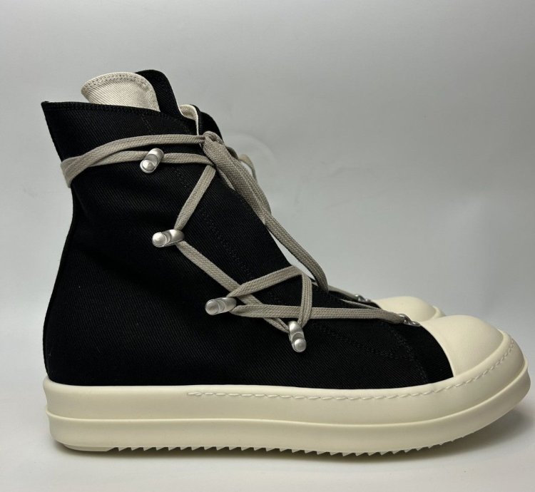 Rick Owens Ramones High Hexagram Black