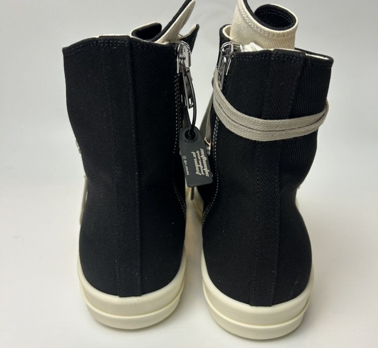 Rick Owens Ramones High Hexagram Black