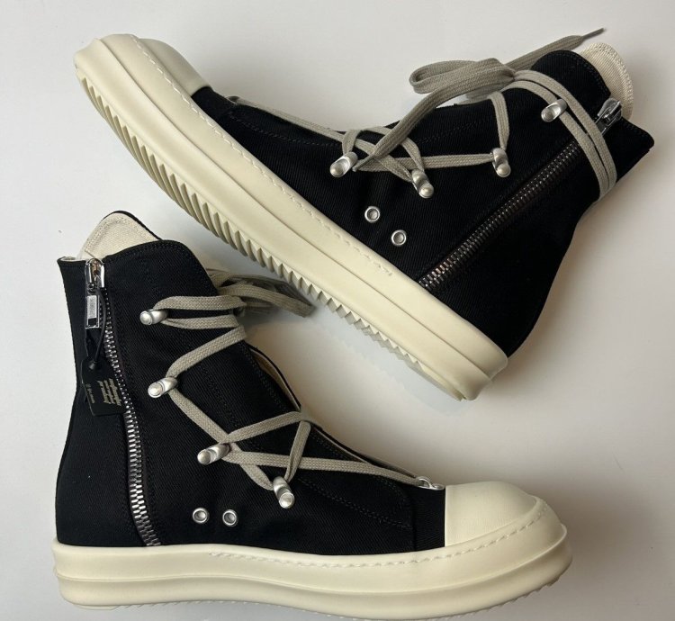 Rick Owens Ramones High Hexagram Black
