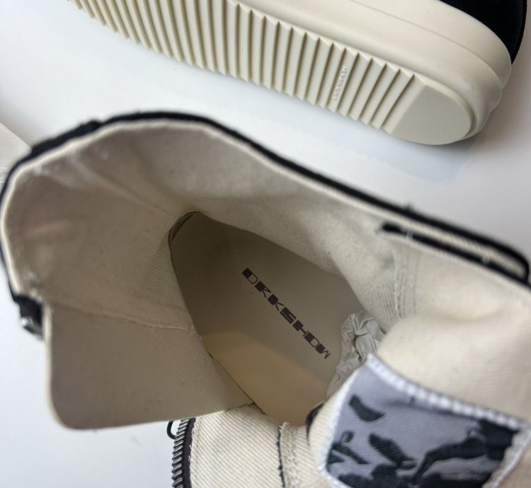 Rick Owens Ramones High Hexagram Black