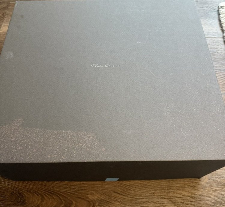 Rick Owens Ramones High size 9 US EU 42 black