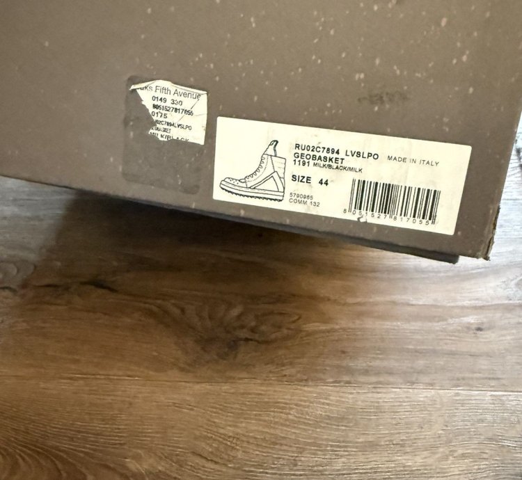 Rick Owens Ramones High size 9 US EU 42 black