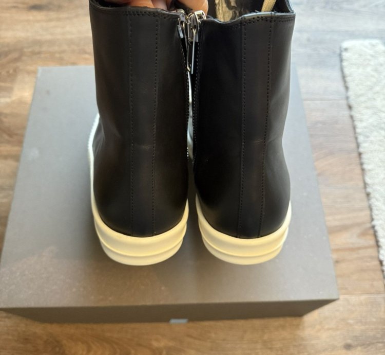 Rick Owens Ramones High size 9 US EU 42 black