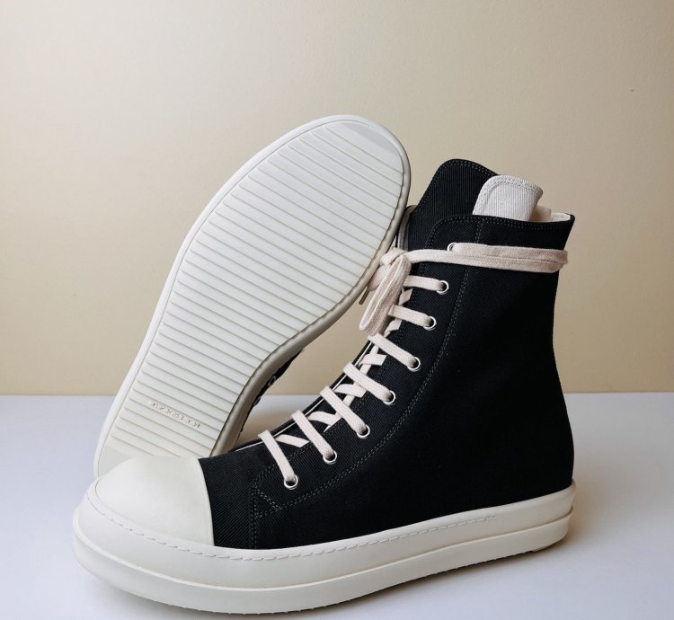 Rick Owens Ramones High Top 22 oz Denim