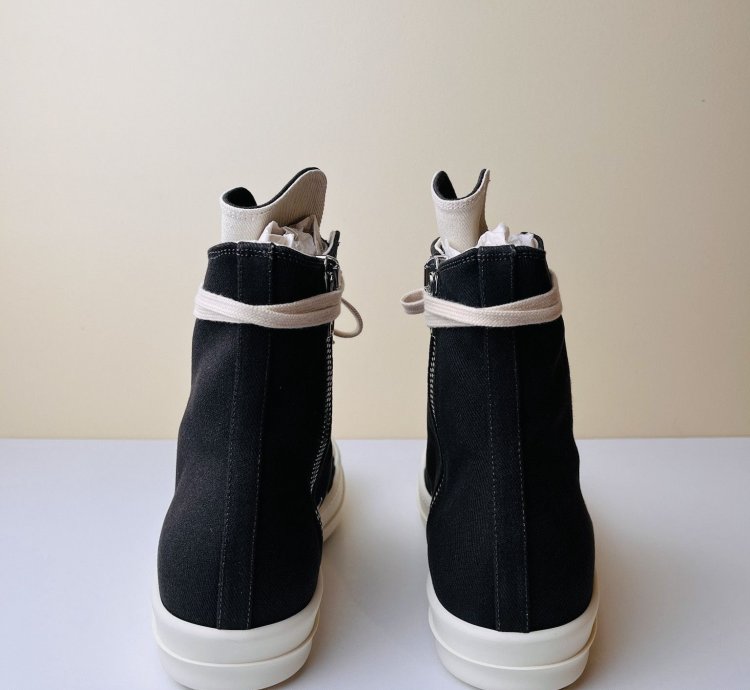 Rick Owens Ramones High Top 22 oz Denim