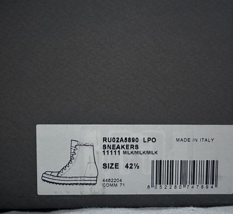 Rick Owens Ramones in Milk