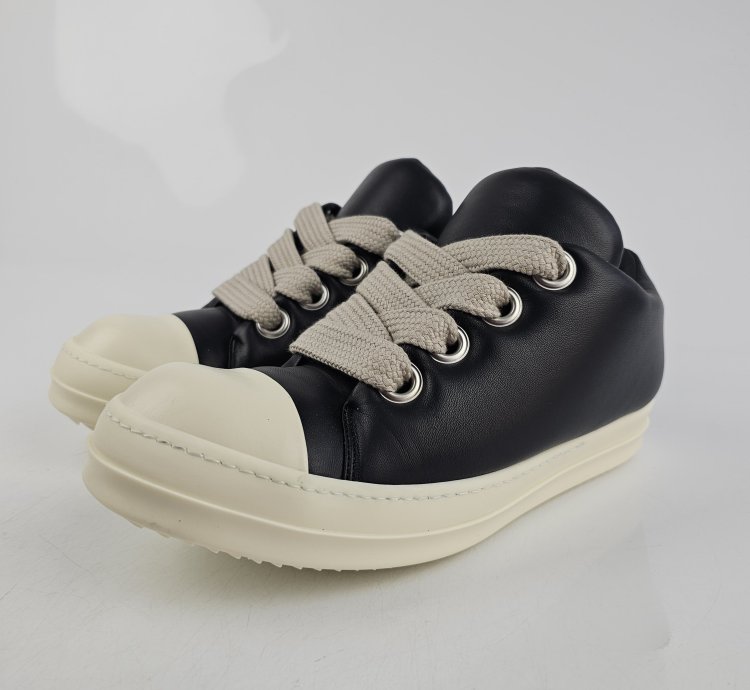 Rick Owens Ramones Jumbo Laces Sneakers New FW23 Size 40 5