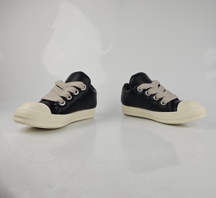 Rick Owens Ramones Jumbo Laces Sneakers New FW23 Size 40 5