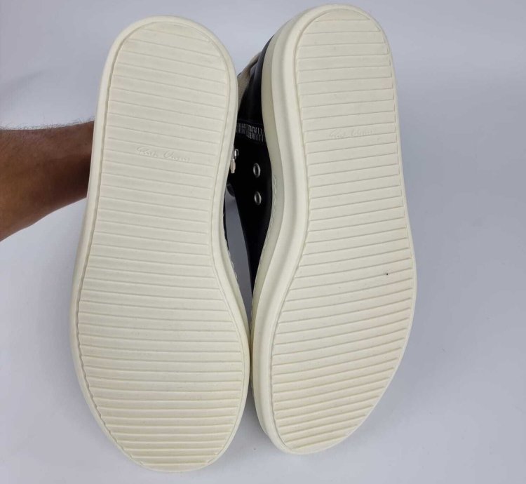 Rick Owens Ramones Leather High Top Sneakers New FW23